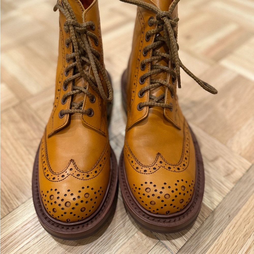 Tricker’s Leather Brogue Boots